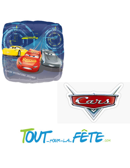 Ballon aluminium Cars© 43cm