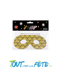Lot de 6 masques loup GATSBY ANNÉE FOLLE 2