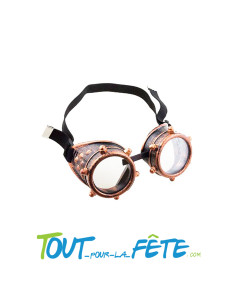 Lunette steampunk cuivre