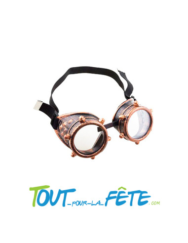 Lunette steampunk cuivre