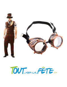 Lunette steampunk cuivre 2