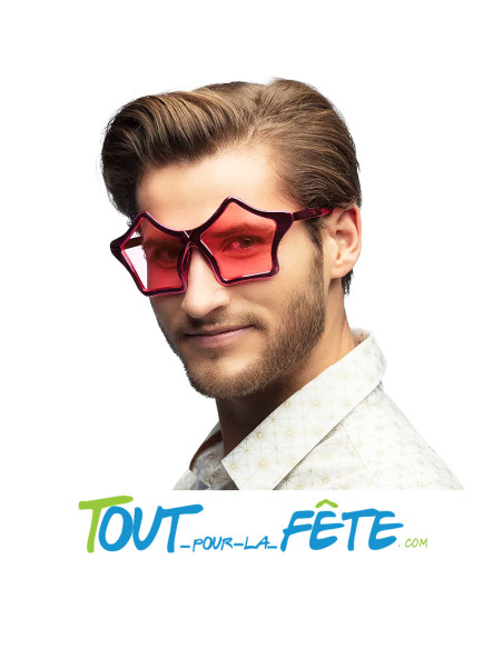 Lunettes étoile party Star assorti ( 3 coloris )