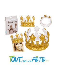 Couronne gonflable OR 23CM 2