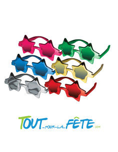 Lunettes forme étoile