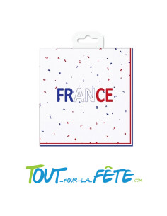 Sachet de 16 serviettes France 3 plis 2