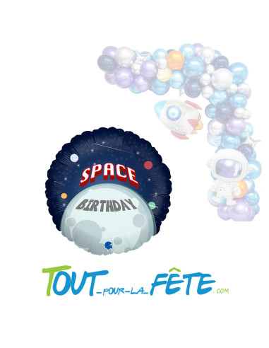 Ballon aluminium Espace 46cm