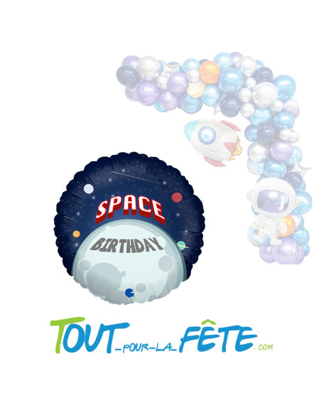 Ballon aluminium Espace 46cm