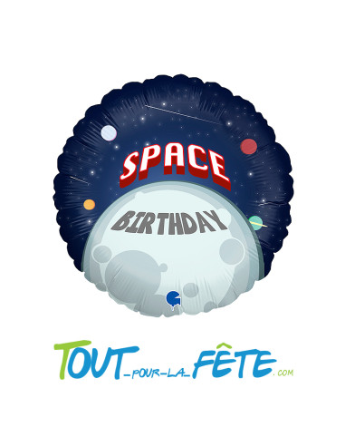 Ballon aluminium Espace 46cm