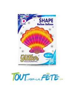 Ballon aluminium forme Coquillage 76cm 2