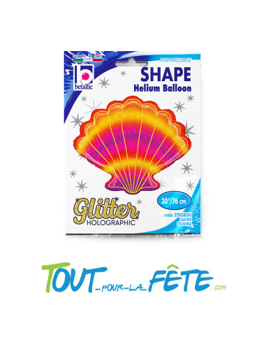 Ballon aluminium forme Coquillage 76cm