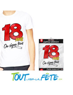 T-shirt joyeux anniversaire par âge 2