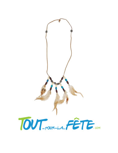 Collier de plume indien / indienne