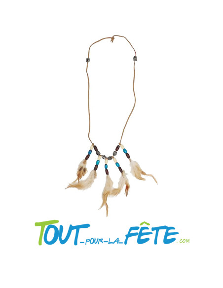 Collier de plume indien / indienne