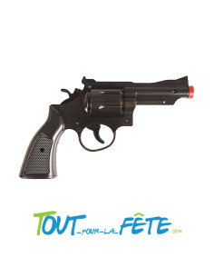 Revolver noir 25 cm