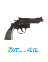 Revolver noir 25 cm