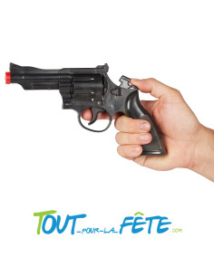 Revolver noir 25 cm 2