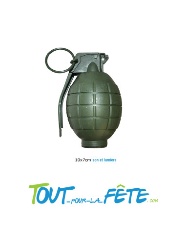 Grenade avec goupille sonore et lumineuse