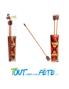 Carquois avec 3 flèches indien 2
