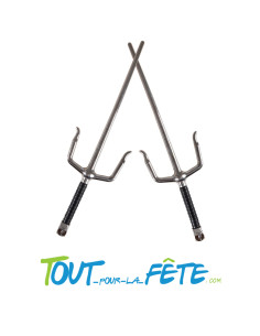2 épées saï de ninja