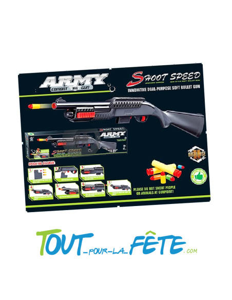 Fusil a pompe a balles
