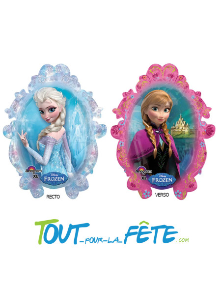 Ballon aluminium La reine des neiges© 63cm x 78cm