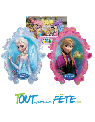 Ballon aluminium La reine des neiges© 63cm x 78cm