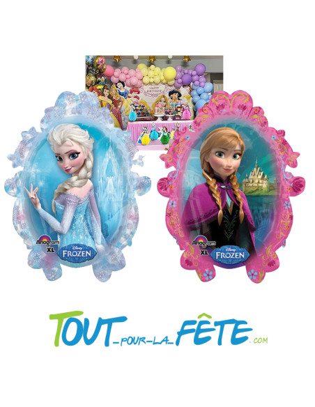 Ballon aluminium La reine des neiges© 63cm x 78cm