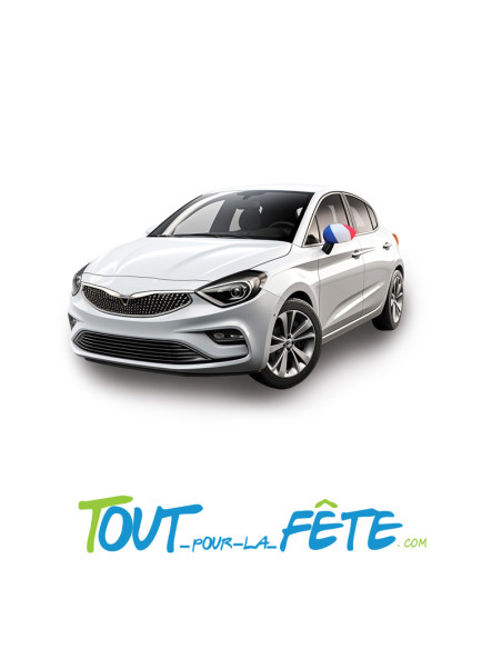 Housse Rétroviseurs Bleu, Blanc, Rouge
