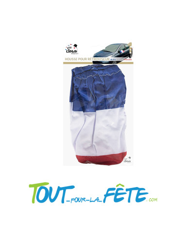 Housse Rétroviseurs Bleu, Blanc, Rouge