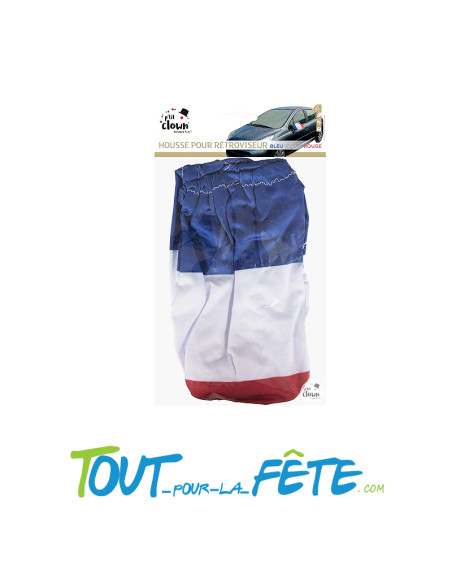 Housse Rétroviseurs Bleu, Blanc, Rouge