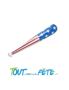 Batte de baseball USA gonflable 80CM