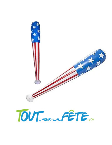 Batte de baseball USA gonflable 80CM