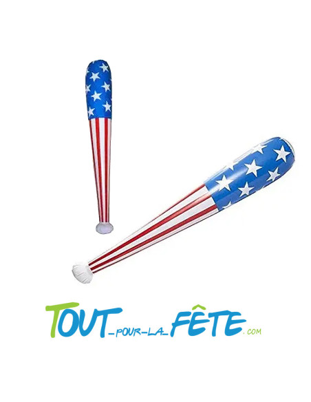 Batte de baseball USA gonflable 80CM