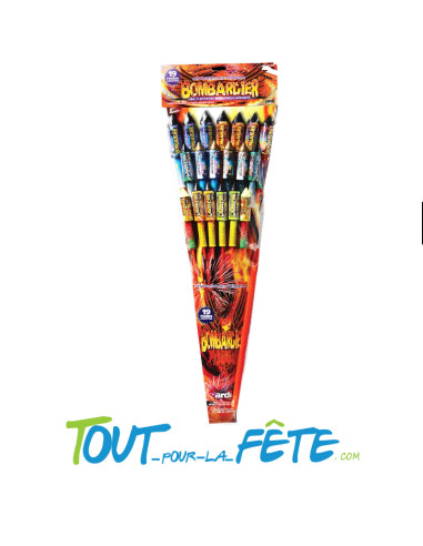 Assortiment de 19 fusée BOMBARDIER