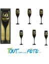 Flute de champagne à l'âge noir