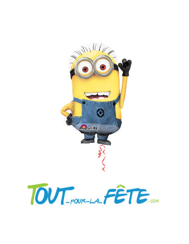 Ballon aluminium Les Minions© 63cm