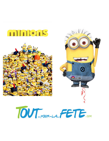 Ballon aluminium Les Minions© 63cm