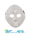 Masque de hockey blanc adulte