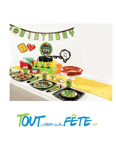 Guirlande happy birthday jeux vidéo