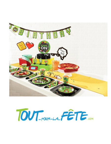 Guirlande happy birthday jeux vidéo