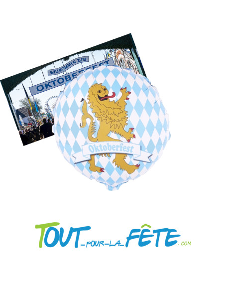 Ballon aluminium Oktoberfest 46cm