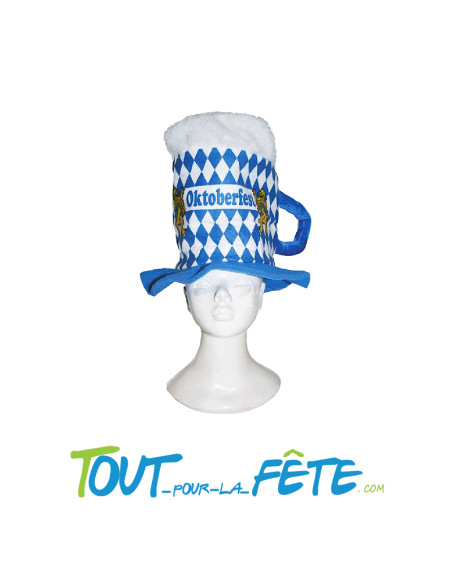 Chapeau carnaval bière Oktoberfest 35 cm