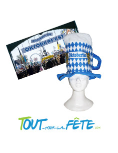 Chapeau carnaval bière Oktoberfest 35 cm 2
