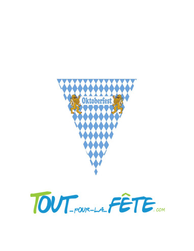 Guirlande Fanion Oktoberfest 5 mètres