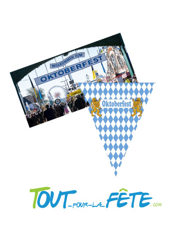 Guirlande Fanion Oktoberfest 5 mètres