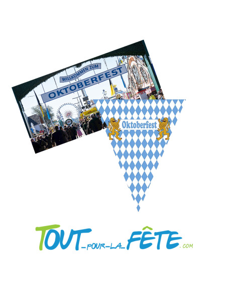 Guirlande Fanion Oktoberfest 5 mètres