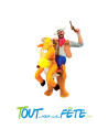 Costume auto gonflable cheval