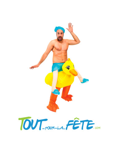 Costume auto gonflable canard