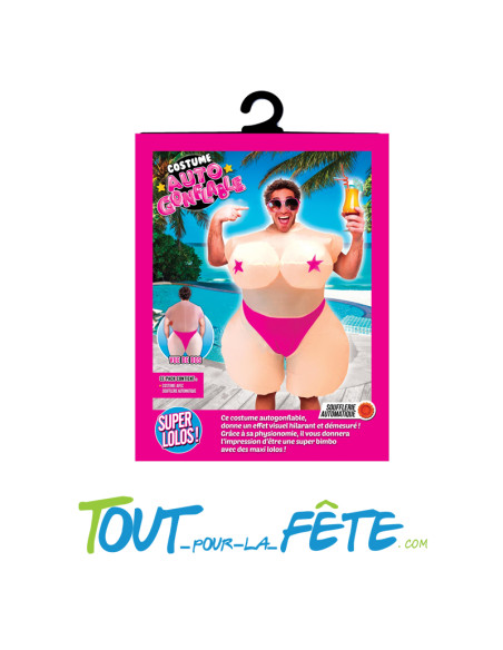 Costume auto gonflable super Bimbo