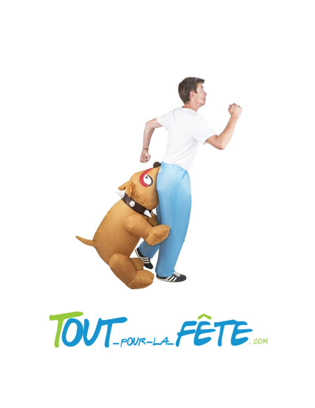 Costume auto gonflable chien